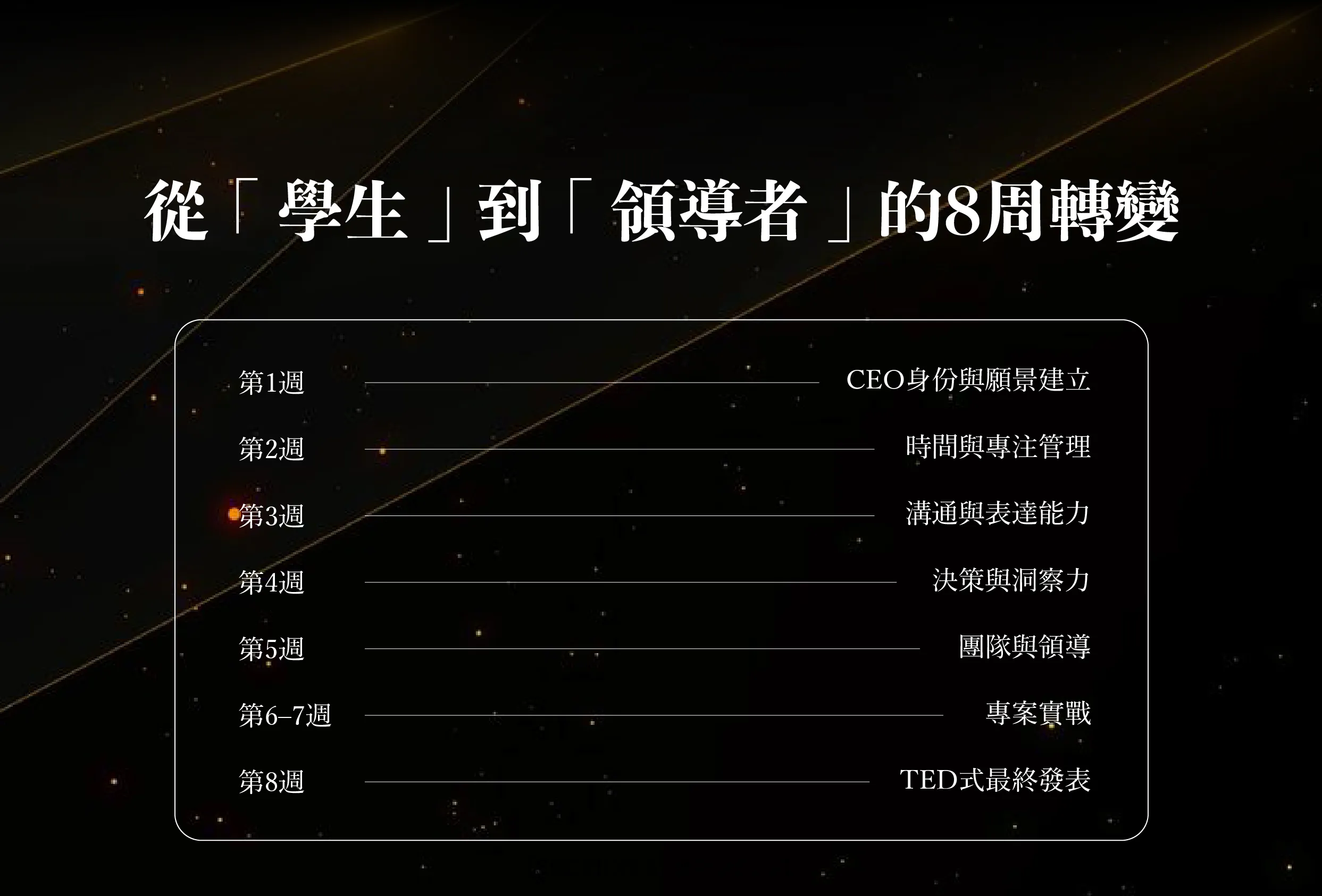 從學生到領導者
