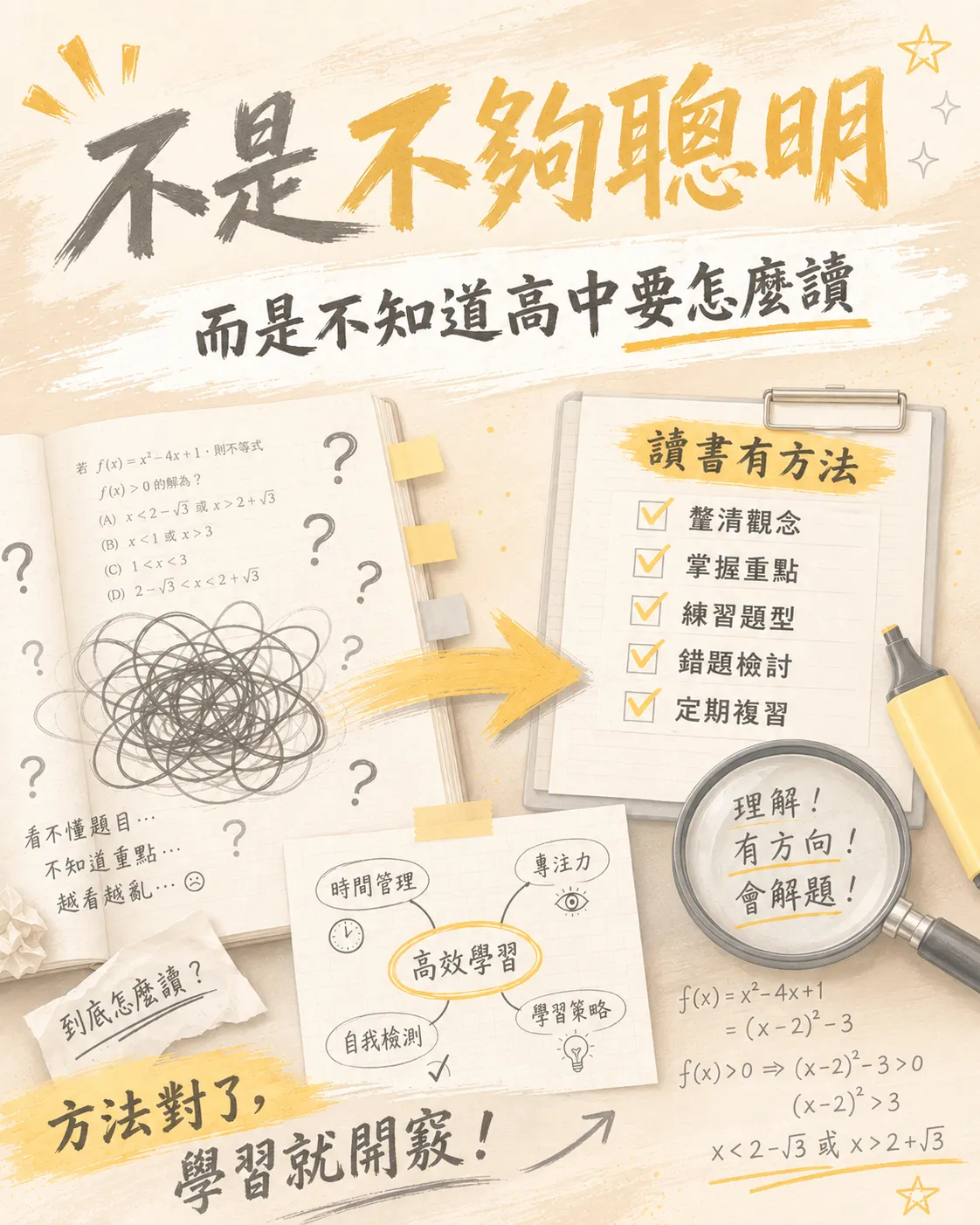 讀高中是有方法的! 讀高中是有方法的!