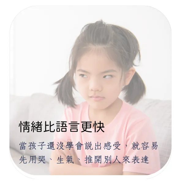 情緒比語言更快